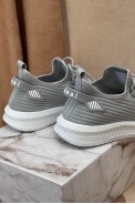 Кросівки чоловічі текстиль, колір світло-сірий, 243R779-1 оптом - фото № 3