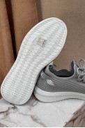Кросівки чоловічі текстиль, колір світло-сірий, 243R779-1 оптом - фото № 4