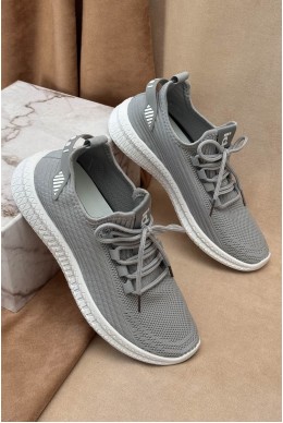 Кроссовкие мужские текстиль, цвет светло-серый, 243R779-1