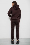 Спортивний костюм жіночий на флісі  уцінка, колір шоколадний, 257R85-U-2 - фото № 3