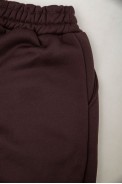Спортивний костюм жіночий на флісі  уцінка, колір шоколадний, 257R85-U-2 - фото № 6