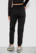 Спортивні штани жіночі на флісі  уцінка, колір чорний, 238R57828-U-46 - фото № 3