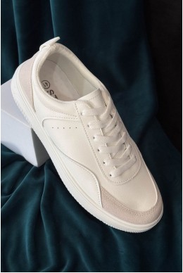 Кеды мужские, цвет бело-серый, 248RR193-7R