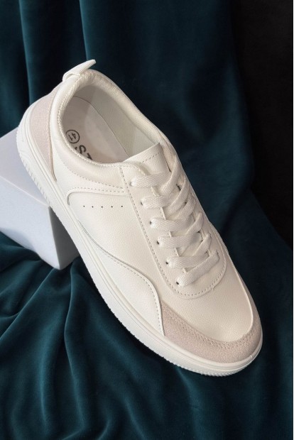 Кеды мужские, цвет бело-серый, 248RR193-7R