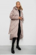 Куртка женская зимняя  -уценка, цвет бежевый, 244R5618-U оптом - фото № 2