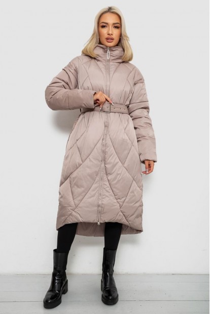 Куртка жіноча зимова  уцінка, колір бежевий, 244R5618-U