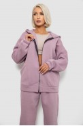 Спортивный костюм женский на флисе, цвет сиреневый, 247R1058-6 - фото № 1