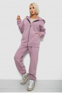 Спортивный костюм женский на флисе, цвет сиреневый, 247R1058-6 - фото № 2