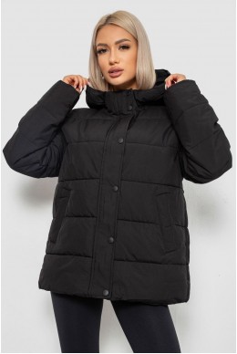 Куртка жіноча демісезонна  -уцінка, колір чорний, 207R004-U-13
