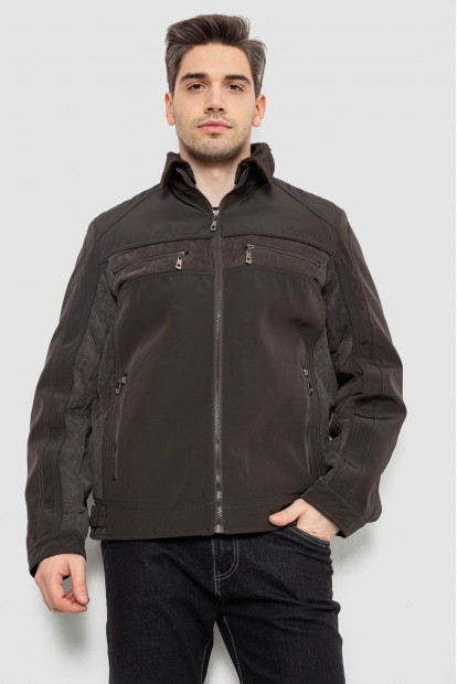 Куртка мужская демисезонная, цвет темно-коричневый, 244R1128