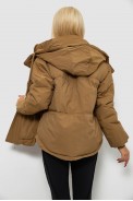 Куртка жіноча зимова коротка  -уцінка, колір хакі, 244R983-U-5 - фото № 3