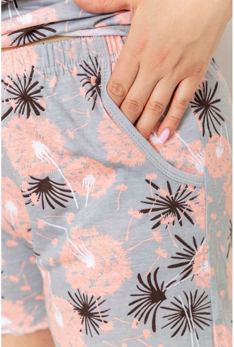 Купити Піжама жіноча, колір сіро-персиковий, 231R4435 - Фото №5