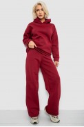Спортивный костюм женский на флисе  -уценка, цвет бордовый, 257R87-U - фото № 0