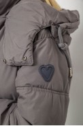 Куртка жіноча зимова коротка  -уцінка, колір сірий, 244R983-U-6 - фото № 7