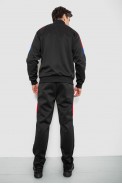 Спортивный костюм мужской двухнитка  -уценка, цвет черный, 129R5215-U-8 - фото № 3