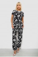 Костюм женский повседневный с принтом, цвет черный, 257R815 - фото № 1
