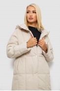 Куртка женская зимняя  -уценка, цвет светло-бежевый, 244R8832-U - фото № 1