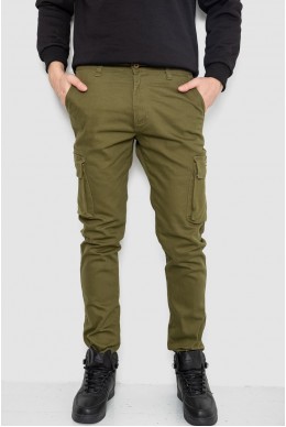 Джинсы мужские демисезонные  -уценка, цвет хаки, 243R8083-U-1