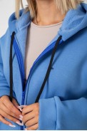Спортивный костюм женский на флисе  -уценка, цвет джинс, 238R5715-1-U - фото № 4