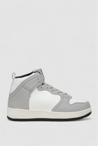 Кросівки чоловічі зимові на хутрі  уцінка, колір біло-сірий, 248RCX698-U-5