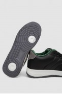 Кроссовки мужские зимние на меху, цвет черно-зеленый, 248RH201 - фото № 4