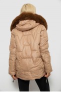 Куртка женская зимняя короткая  -уценка, цвет бежевый, 244R865-U-2 оптом - фото № 3
