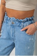 Джинсы женские Mom-fit, цвет голубой, 244R1601S20-LZ - фото № 4