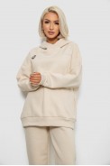 Спортивный костюм женский на флисе  -уценка, цвет молочный, 247R1057-1-U - фото № 1