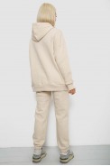 Спортивный костюм женский на флисе  -уценка, цвет молочный, 247R1057-1-U - фото № 3
