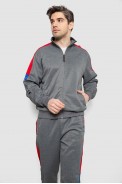 Спортивный костюм мужской двухнитка  -уценка, цвет серый, 129R5215-U-9 - фото № 1