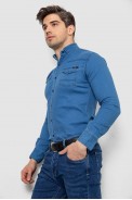 Сорочка чоловіча джинсова  -уцінка, колір синій, 214R802-U-4 - фото № 2