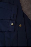 Блуза однотонная  -уценка, цвет синий, 230R306-U-145 оптом - фото № 5