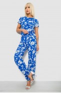 Костюм женский повседневный с принтом, цвет синий, 257R815 - фото № 2