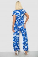 Костюм женский повседневный с принтом, цвет синий, 257R815 - фото № 3