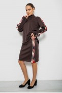 Костюм женский, цвет коричнево-красный, 257R322-3 - фото № 3