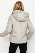 Куртка жіноча демісезонна, колір світло-сірий, 214R822