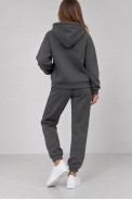 Спортивний костюм жіночий на флісі, колір темно-сірий, 257R85 - фото № 3