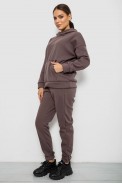 Спортивный костюм женский на флисе, цвет светло-коричневый, 257R85 - фото № 2