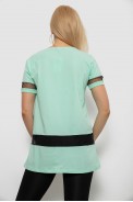 Футболка женская с принтом, цвет мятный, 244R2081 - фото № 3