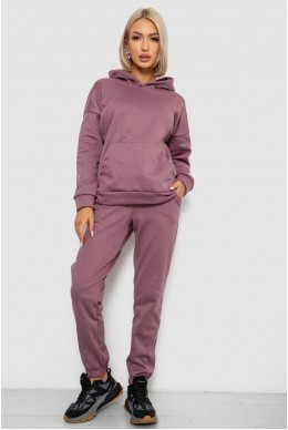 Спортивный костюм женский на флисе, цвет сливовый, 257R85
