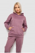 Спортивный костюм женский на флисе, цвет сливовый, 257R85 - фото № 1