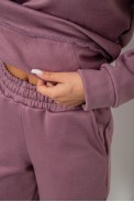 Спортивный костюм женский на флисе, цвет сливовый, 257R85 - фото № 5