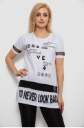 Футболка женская с принтом, цвет белый, 244R2081 - фото № 0