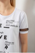 Футболка женская с принтом, цвет белый, 244R2081 - фото № 4