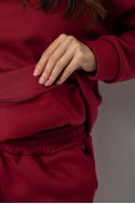 Спортивний костюм жіночий на флісі, колір бордовий, 257R85 Спортивний костюм жіночий на флісі, колір бордовий, 257R85 - фото № 5