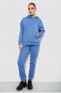 Спортивный костюм женский на флисе, цвет голубой, 257R85 - фото № 0