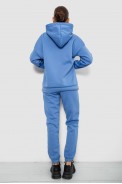 Спортивный костюм женский на флисе, цвет голубой, 257R85 - фото № 3