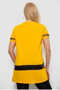 Футболка женская с принтом, цвет желтый, 244R2081 - фото № 3