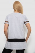 Футболка женская с принтом, цвет серый, 244R2081 - фото № 3