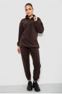 Спорт костюм жіночий на флісі, колір шоколадний, 241R2007 - фото № 1